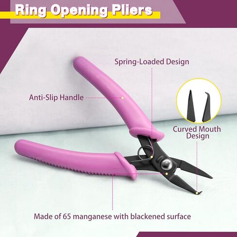 Split Ring Opening Pliers 5.5" Ring Splitter for Jewelry Making & Fishing Tool in Saudi Arabia