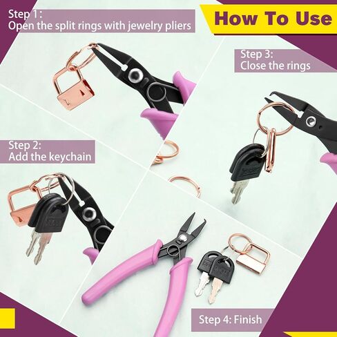 Split Ring Opening Pliers 5.5" Ring Splitter for Jewelry Making & Fishing Tool in Saudi Arabia