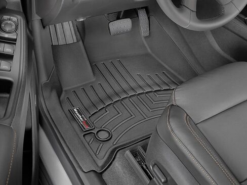 بطانات أرضية مخصصة من WeatherTech لسيارة شيفروليه ترافيرس المحدودة، ترافيرس - الصف الأول (4412281)، أسود in Kuwait