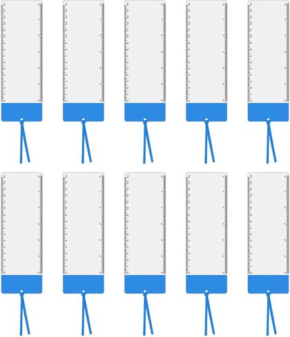 Bookmark Ruler Magnifying Glass, 10PCS Magnifying Glass Ruler, 3X Magnifying Glass, for Reading Small Fonts, Maps and Books in Saudi Arabia
