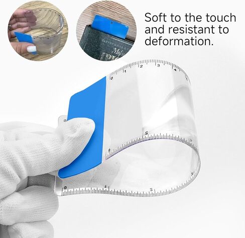 Bookmark Ruler Magnifying Glass, 10PCS Magnifying Glass Ruler, 3X Magnifying Glass, for Reading Small Fonts, Maps and Books in Saudi Arabia