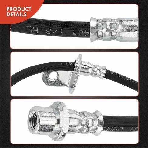 A-Premium Brake Hydraulic Hose Compatible with Toyota and Pontiac Models - Corolla 2009-2019, Matrix 2009-2013, Vibe 2009-2010 - Replace# 90947A2024 in Saudi Arabia