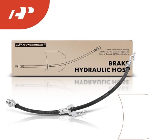 A-Premium Brake Hydraulic Hose Compatible with Toyota and Pontiac Models - Corolla 2009-2019, Matrix 2009-2013, Vibe 2009-2010 - Replace# 90947A2024 in Saudi Arabia