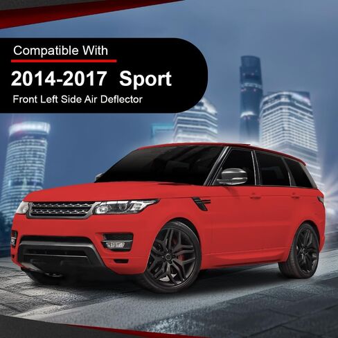 Front Left Side Air Deflector Compatible with LR Range Rover Sport 2014-2017 LR044392 Black in Saudi Arabia