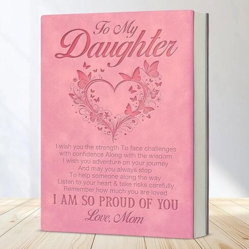 Daughter Gift Notebook from Mom I Am So Proud of You Writing Journal Gift for Daughter Graduation Birthday Christmas in Saudi Arabia