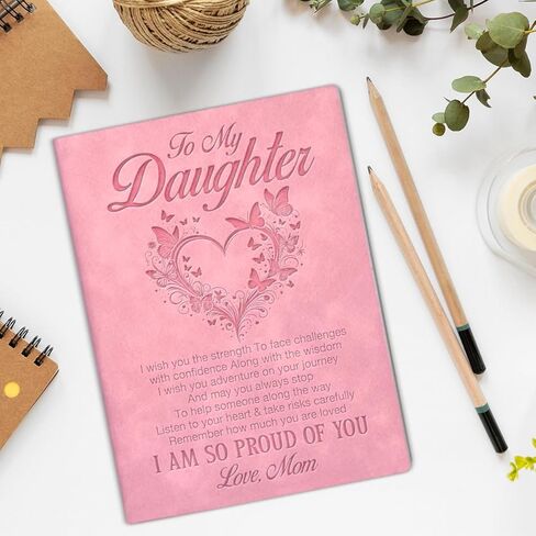 Daughter Gift Notebook from Mom I Am So Proud of You Writing Journal Gift for Daughter Graduation Birthday Christmas in Saudi Arabia