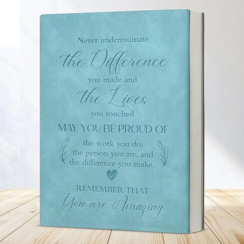 Inspirational Notebook Employee Appreciation Gifts May You Proud of the Work You Do Journal Thank You Gift for Coworker Colleague-Blue in Saudi Arabia