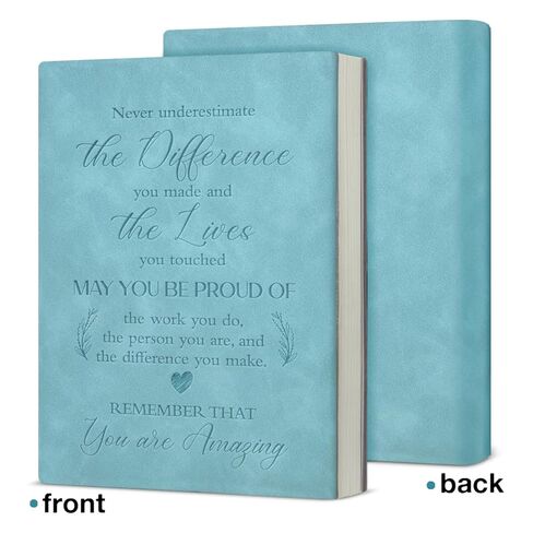 Inspirational Notebook Employee Appreciation Gifts May You Proud of the Work You Do Journal Thank You Gift for Coworker Colleague-Blue in Saudi Arabia