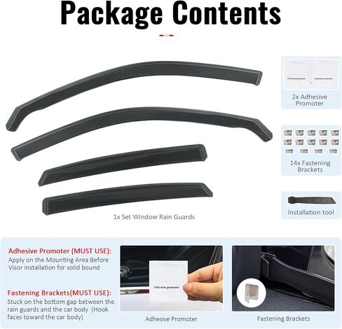 IKON MOTORSPORTS في أقنعة نافذة القناة المتوافقة مع 2011-2021 Jeep Grand Cherokee & 2022 Grand Cherokee WK، في نمط القناة حقن PC واقيات المطر السوداء، عاكسات الرياح الجانبية للنافذة 4 قطع in Saudi Arabia