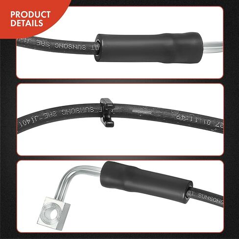 A-Premium Front Driver Side Brake Hydraulic Hose Compatible with Select Jeep Models - Wrangler 2008 2009 2010 in Saudi Arabia