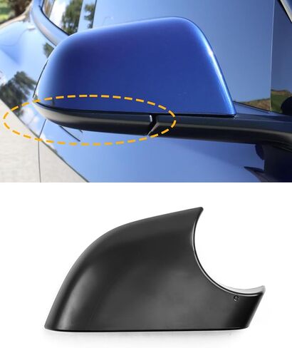 Mirror Lower Cover,Passenger Side Rearview Mirror Base Cover Compatible with Tesla model 3 2021-2023, OE 8202102 8202202 22873005 22873006 (black, model 3 Passenger Side) in Saudi Arabia