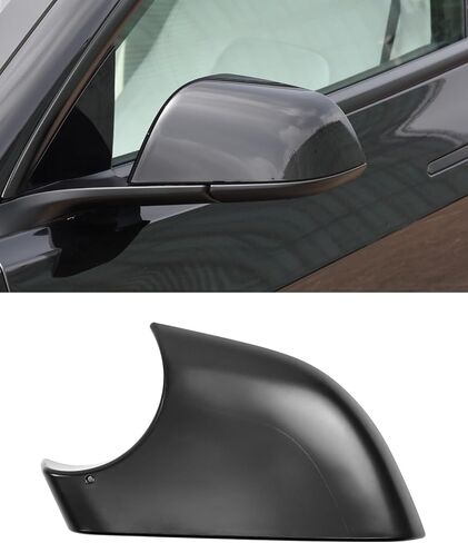 Mirror Lower Cover,Passenger Side Rearview Mirror Base Cover Compatible with Tesla model 3 2021-2023, OE 8202102 8202202 22873005 22873006 (black, model 3 Passenger Side) in Saudi Arabia