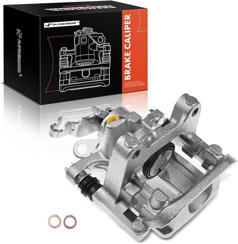 A-Premium Disc Brake Caliper Assembly with Bracket Compatible with Select Volkswagen Models - Passat 2015-2022, Golf 2015-2021,GTI, Golf SportWagen - Rear Left Driver Side in Saudi Arabia