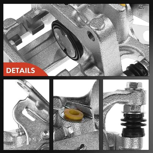 A-Premium Disc Brake Caliper Assembly with Bracket Compatible with Select Volkswagen Models - Passat 2015-2022, Golf 2015-2021,GTI, Golf SportWagen - Rear Left Driver Side in Saudi Arabia