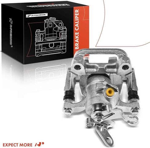 A-Premium Disc Brake Caliper Assembly with Bracket Compatible with Select Volkswagen Models - Passat 2015-2022, Golf 2015-2021,GTI, Golf SportWagen - Rear Left Driver Side in Saudi Arabia