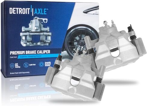 Detroit Axle - Front Brake Caliper for 2003 2004 2005 Mazda 6 [Casting No. GJ 16 E] Disc Brake Calipers with Bracket Assembly Replacement in Saudi Arabia