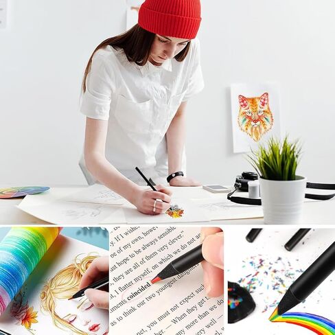 Art Supplies, 12 Colored Rainbow Pencils, Party Favors, Arts And Crafts in Saudi Arabia