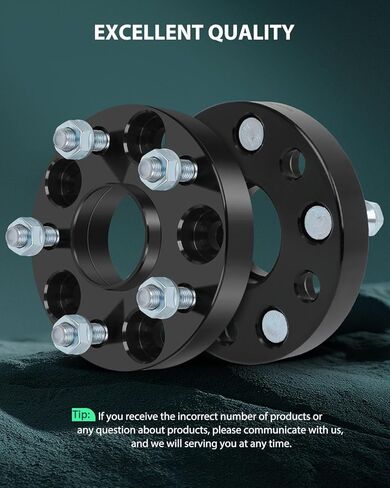 SCITOO 4 قطعة 5x4.5 فواصل العجلات 1 بوصة تتحمل 60.1 مللي متر ترصيع 12x1.5 5 فواصل عجلة العروة تناسب تويوتا كامري 1995-2022 ، لتويوتا أفالون 1995-2022 in Saudi Arabia