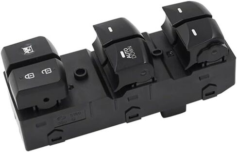 For Hyundai Elantra 2011 2012 2013 2014 2015 Power Master Window Lift Control Switch LHD 93570-3X000 Black in Saudi Arabia