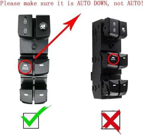 For Hyundai Elantra 2011 2012 2013 2014 2015 Power Master Window Lift Control Switch LHD 93570-3X000 Black in Saudi Arabia
