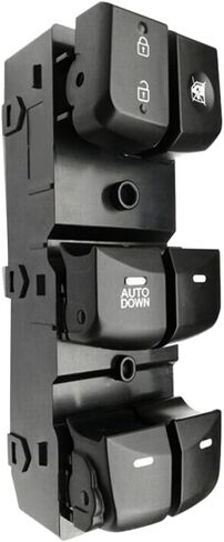 For Hyundai Elantra 2011 2012 2013 2014 2015 Power Master Window Lift Control Switch LHD 93570-3X000 Black in Saudi Arabia