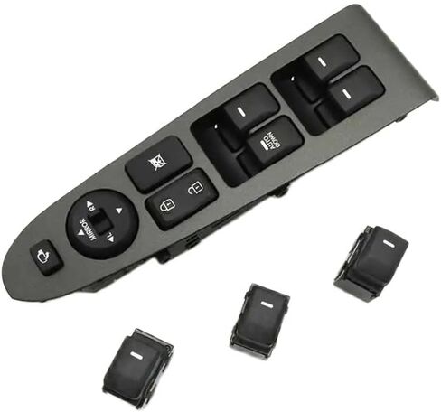 For Kia For Sportage window lifter switch front rear door Window switch glass lifter switch 491493-M110 93575-1H000(Black Front left switch) in Saudi Arabia