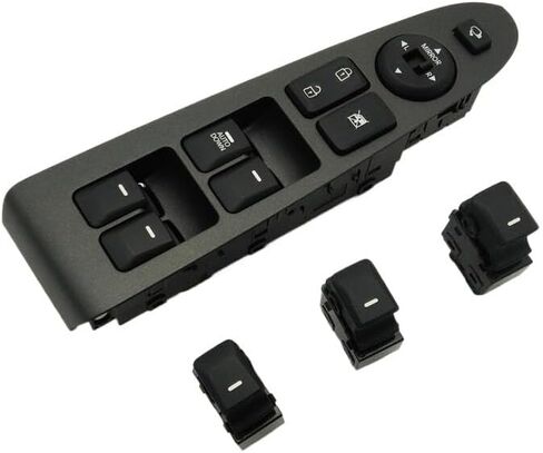 For Kia For Sportage window lifter switch front rear door Window switch glass lifter switch 491493-M110 93575-1H000(Black Front left switch) in Saudi Arabia
