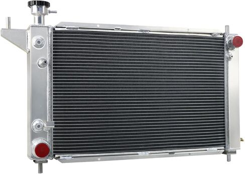 4 Row Core Radiator Replacement for Ford Mustang V6 V8 3.8L 5.0L AT/MT 1994-1996 1995 All Aluminum in Saudi Arabia