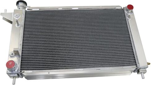 4 Row Core Radiator Replacement for Ford Mustang V6 V8 3.8L 5.0L AT/MT 1994-1996 1995 All Aluminum in Saudi Arabia