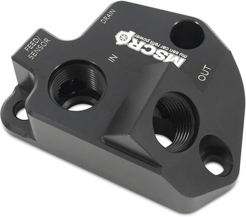 Improved Racing Oil filter relocation and oil cooler adapter for Ford 5.0 Coyote V8 Gen 2-3 in Saudi Arabia