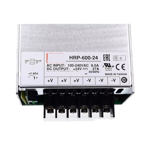 1pcs HRP-600 HRP-600-5 HRP-600-12 HRP-600-15 HRP-600-24 HRP-600-36 HRP-600-48 600W Single Output with PFC Function(HRP-600-48V) in Saudi Arabia