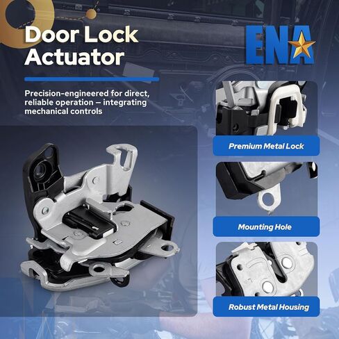 ENA Door Lock Latch Actuator Front Left Driver Side Compatible with Ford F150 F250 F350 F450 F550 Heritage Super Duty Lincoln Mark LT 1999-2008 Replacement for SK839292 3C3Z2521813AA 5C3Z2521813AA in Saudi Arabia