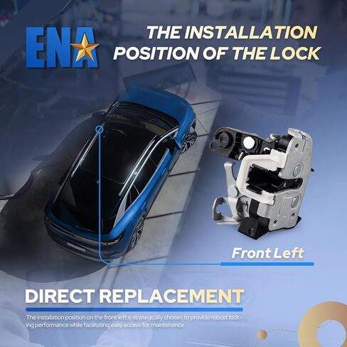 ENA Door Lock Latch Actuator Front Left Driver Side Compatible with Ford F150 F250 F350 F450 F550 Heritage Super Duty Lincoln Mark LT 1999-2008 Replacement for SK839292 3C3Z2521813AA 5C3Z2521813AA in Saudi Arabia