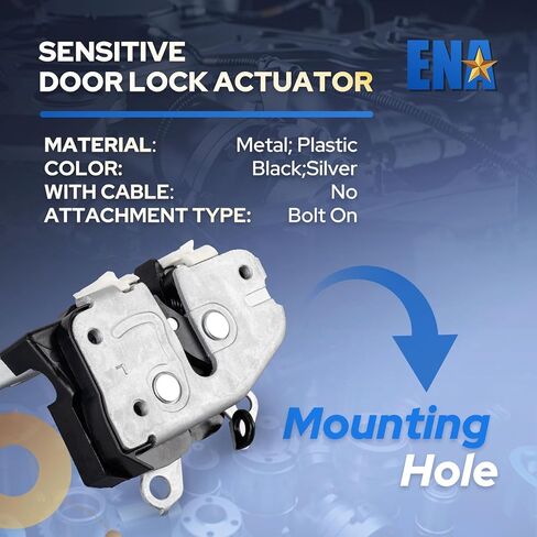 ENA Door Lock Latch Actuator Front Left Driver Side Compatible with Ford F150 F250 F350 F450 F550 Heritage Super Duty Lincoln Mark LT 1999-2008 Replacement for SK839292 3C3Z2521813AA 5C3Z2521813AA in Saudi Arabia