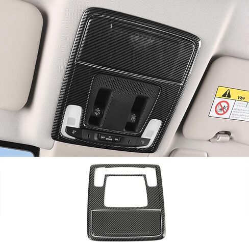 اكسسوارات السيارات صالح لهوندا CR-V CRV 2023 2024 الجبهة القراءة غطاء إطاري للمصباح (نمط ألياف الكربون) ABS 2 قطعة in Saudi Arabia
