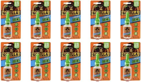 Gorilla Super Glue Gel, 15 Gram, Clear, (Pack of 6) in Saudi Arabia