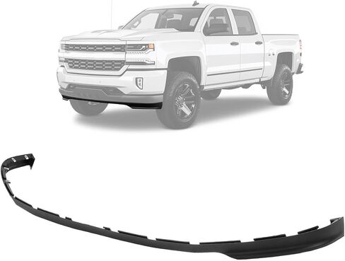 Suitable for Front Lower Bumper Air Dam Deflector for 2016-2018 Chevy Silverado 1500 & 2019 Silverado 1500 LD - Replacement for GM1092250, 23496677 Valance Panel - Durable Plastic Material in Saudi Arabia