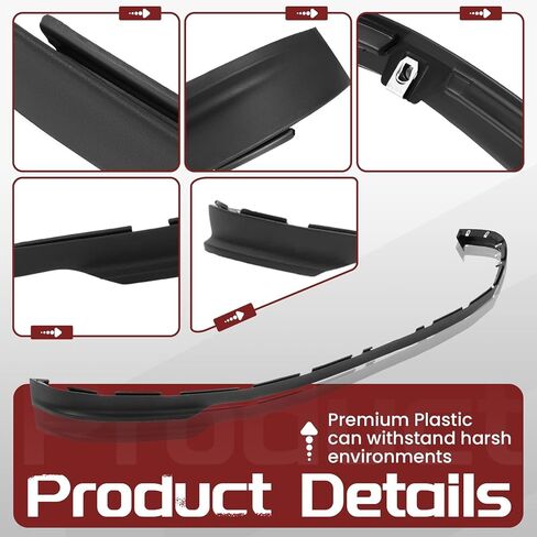 Suitable for Front Lower Bumper Air Dam Deflector for 2016-2018 Chevy Silverado 1500 & 2019 Silverado 1500 LD - Replacement for GM1092250, 23496677 Valance Panel - Durable Plastic Material in Saudi Arabia