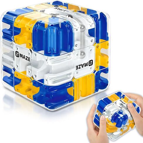 لغز مكعب المتاهة ثلاثي الأبعاد - لعبة تحفيز الدماغ للأطفال والكبار، لعبة حسية تعليمية للمراهقين، هدية عيد ميلاد in Kuwait