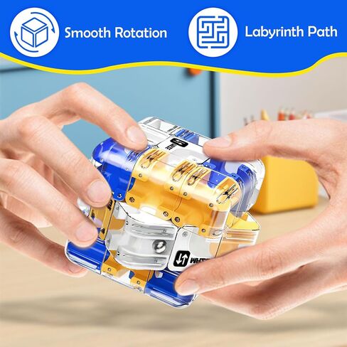 لغز مكعب المتاهة ثلاثي الأبعاد - لعبة تحفيز الدماغ للأطفال والكبار، لعبة حسية تعليمية للمراهقين، هدية عيد ميلاد in Kuwait