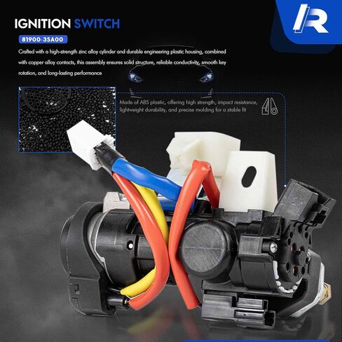 81900-D9G00 Ignition Lock Switch Assembly with 2 Keys Compatible with Kia Sportage 2017 2018 2019 2020 2021 2022 Ignition Lock Cylinder & Ignition Lock Housing Replace 81900D9G00 in Kuwait