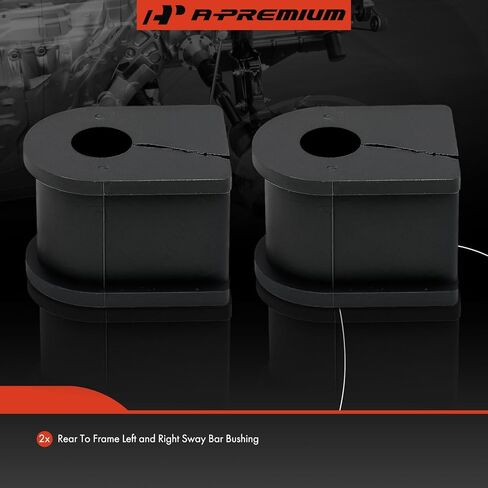 A-Premium 2 × مجموعة جلبة قضيب Sway من الخلف إلى الإطار، متوافقة مع Toyota Camry 1992-1996، Avalon 1995-1996 وLexus ES300 1992-1996 in Saudi Arabia