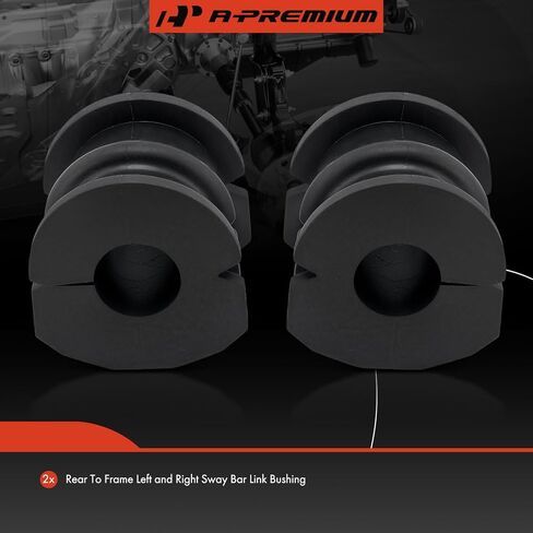 A-Premium 2 x Rear To Frame Sway Bar Bushing Kit, Compatible with Nissan Maxima 2009 2010 2011 2012 2013 2014 in Saudi Arabia