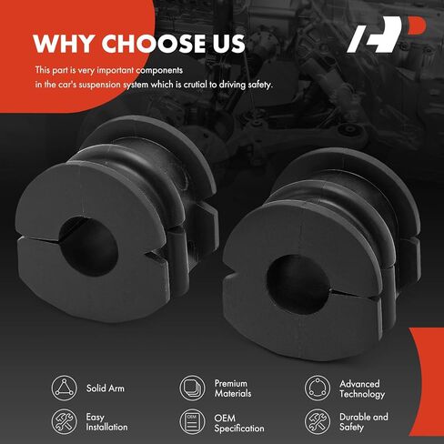 A-Premium 2 x Rear To Frame Sway Bar Bushing Kit, Compatible with Nissan Maxima 2009 2010 2011 2012 2013 2014 in Saudi Arabia