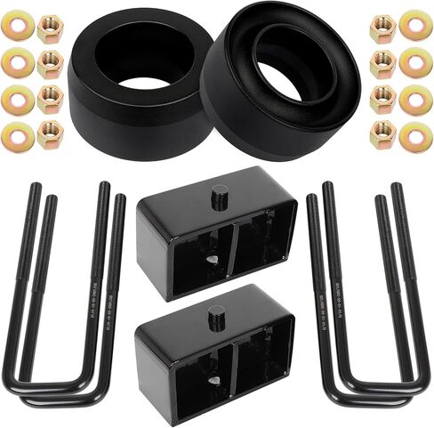 SCITOO 3" Front and 3" Rear Leveling Lift Kit for Dodge Ram 1500, 2500, 3500 (1994-2002) - Aluminum, Includes Leveling Blocks and Hardware in Saudi Arabia