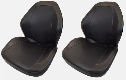 Generic Replacement Seats for Yamaha Rhino 450 660 700; YXR450, YXR660, YXR700; replaces Yamaha part number 5UG-F4710-00-00; Black Vinyl; includes 2 seats in Saudi Arabia