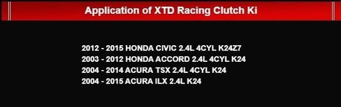 XTD المرحلة 2 طقم القابض وLUK FLYWHEEL متوافق مع 2003-2012 ACCORD CIVIC SI / 2004-2015 TSX ILX 2.4L K24 in Saudi Arabia