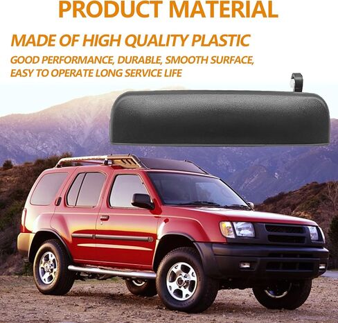 Exterior Door Handle Compatible with Nissan 2000-2004 Xterra 1998-2004 Frontier Front or Rear Left Driver Side Replaces# 80607-2S400 Textured Black in Saudi Arabia