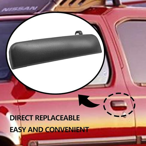 Exterior Door Handle Compatible with Nissan 2000-2004 Xterra 1998-2004 Frontier Front or Rear Left Driver Side Replaces# 80607-2S400 Textured Black in Saudi Arabia