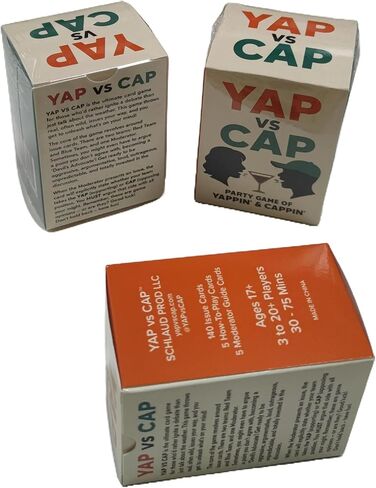 The Party Game of Yappin & Cappin - Fun Social Party Game for Gatherings with Bold Opinions and Wild Debates in Saudi Arabia
